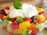 Fruit Salad With Ice Cream