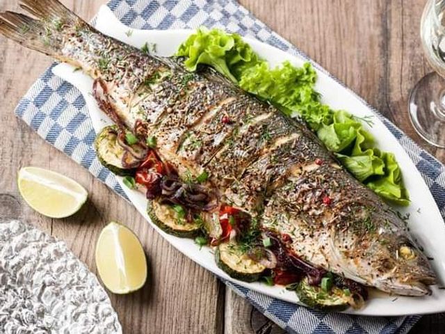 Grilled Mullet meal
