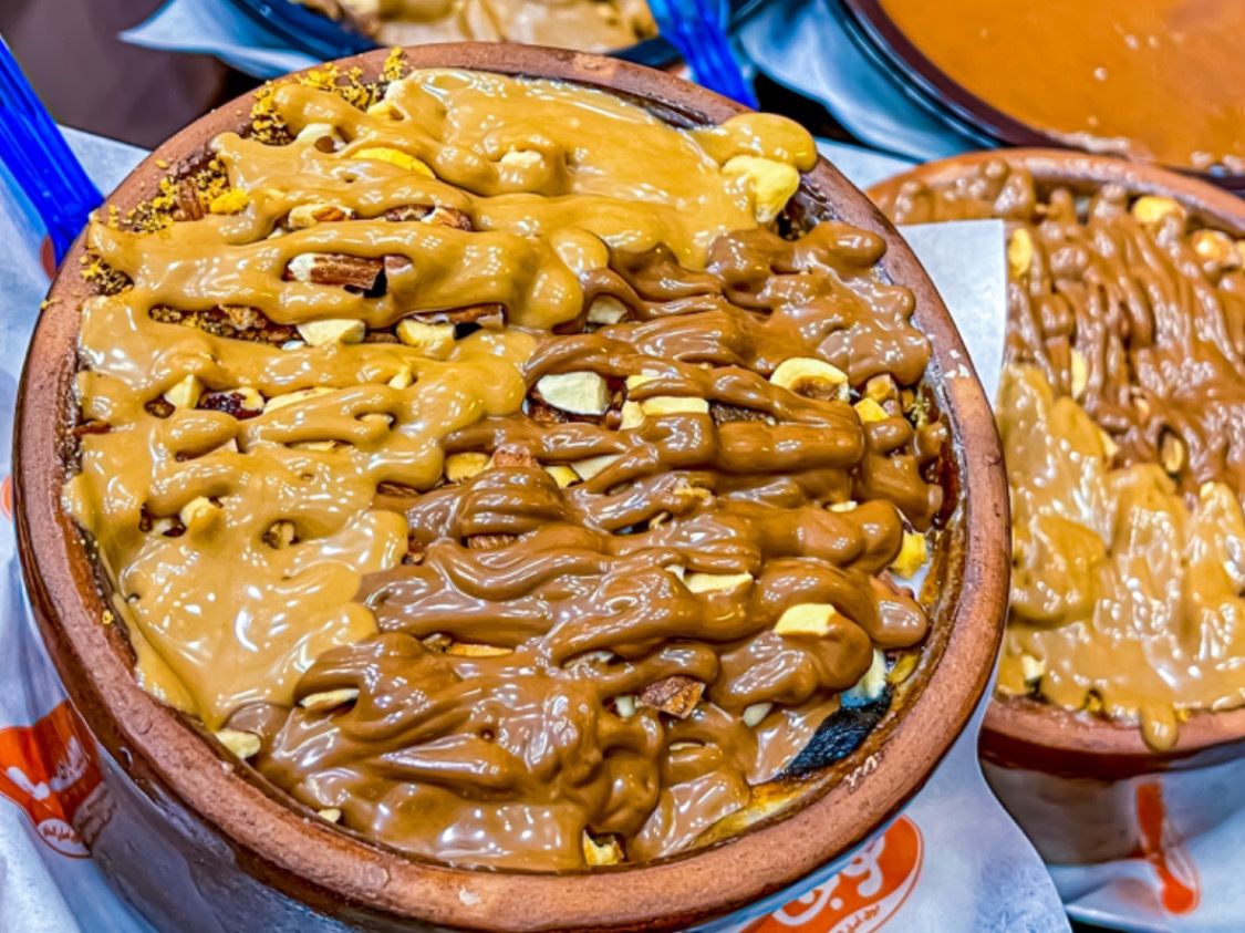 Umm Ali With Lotus And Nutella And Nuts