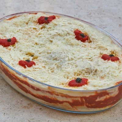 لازانيا دجاج مشروم جاهزة للطهي