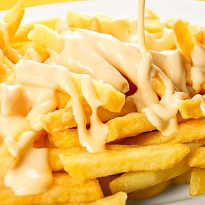 potato packet with cheddar sauce