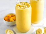 Mango With Banana And Milk