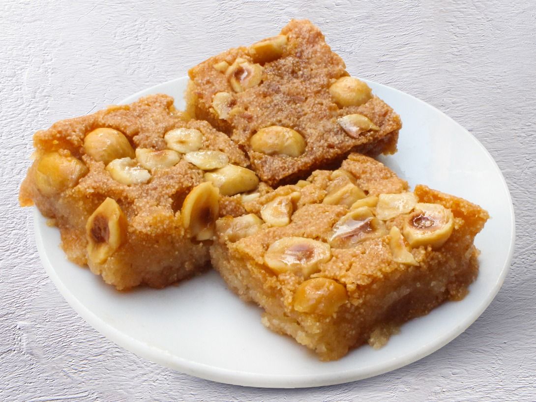 Hazelnut Basbousa