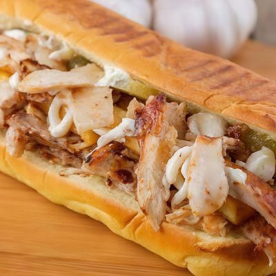 Chicken Shawerma Sandwich - French Bread