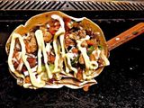 Mix chicken crepe