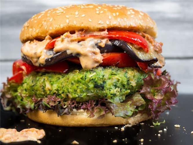 Green Burger Mozzarila