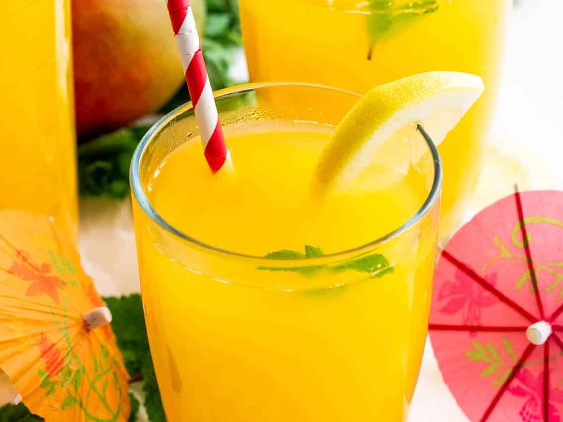 Passion mint lemonade
