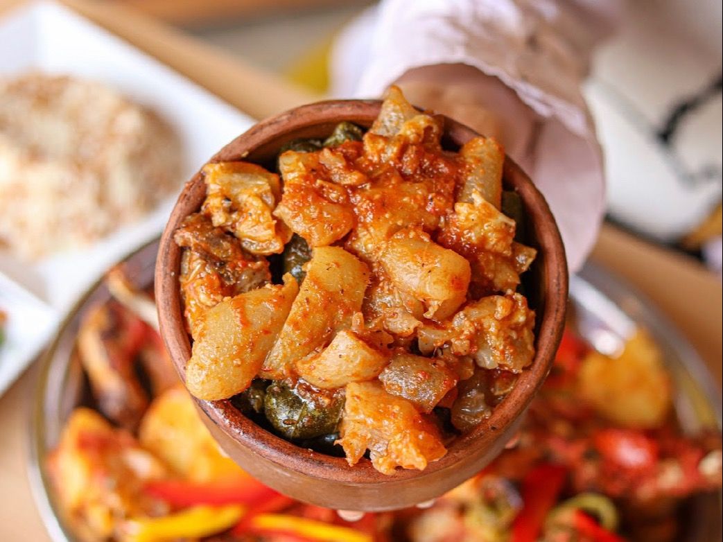 Vine Leaves With Knuckles Casserole