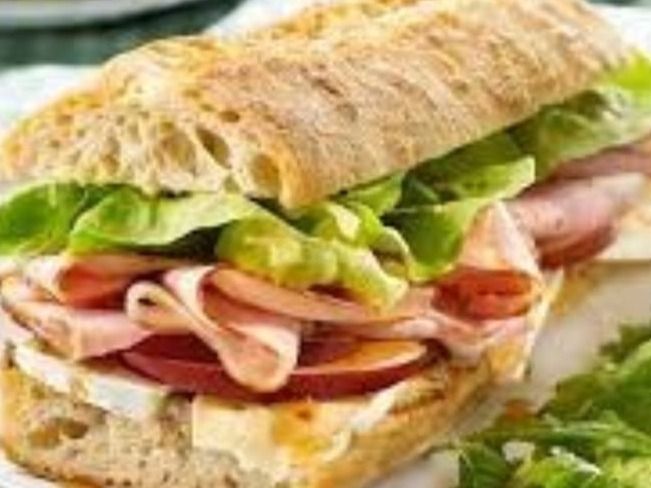 Smoked Turkey And Cheese Sandwich