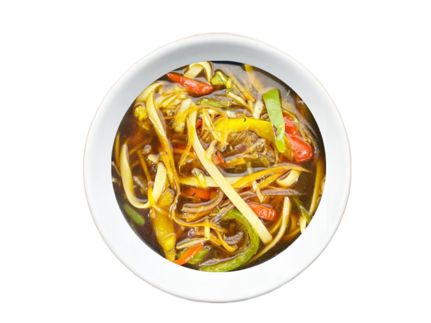 Soup Fettuccine Noodles With Beef