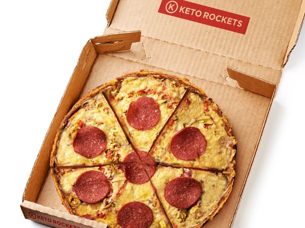 Ketogenic Salami Pizza