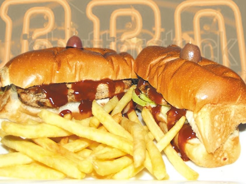 Chicken bbq cheese Sandwich