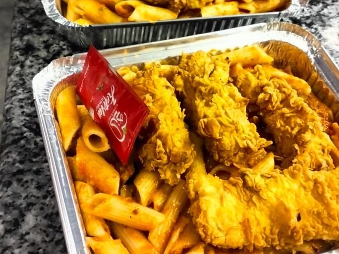 Fried Chicken Pasta