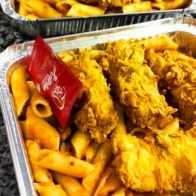 Fried Chicken Pasta
