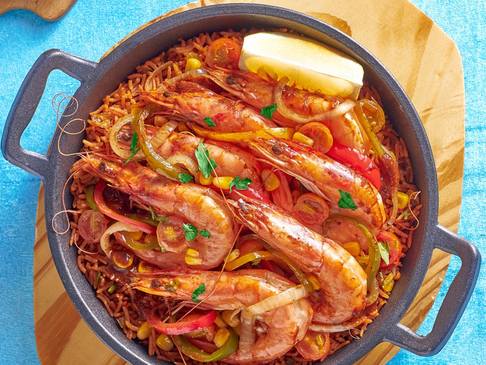 Sizzling Shrimp