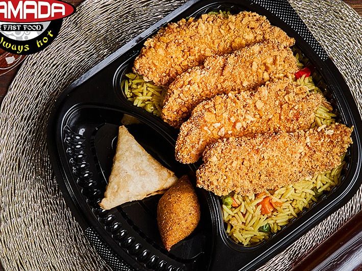 El Waly Spicy Chicken Zinger Meal
