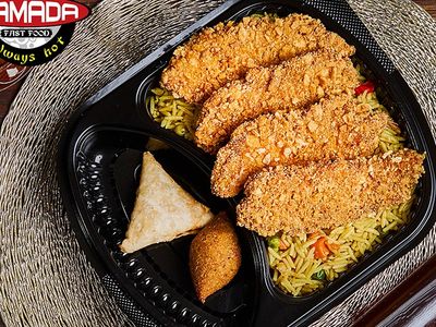 El Waly Spicy Chicken Zinger Meal