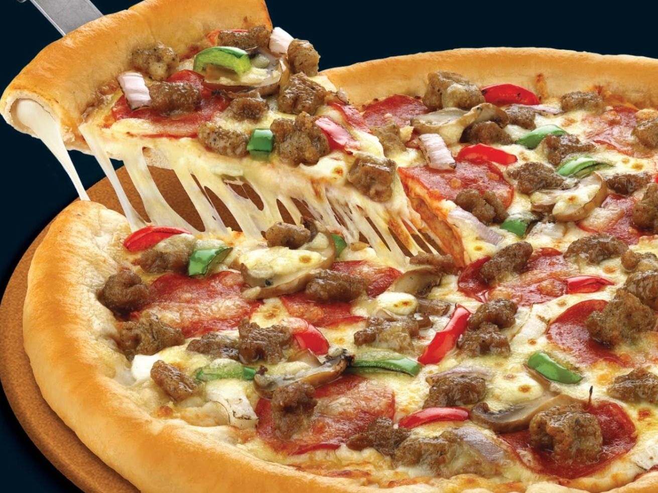 Sausages Pizza