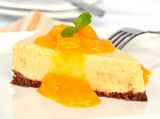 Mango Cheesecake Slice