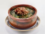 Molokhia With Roasted Meat Casserole