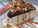 Nutella Chocolate With Twix Cheesecake Slice
