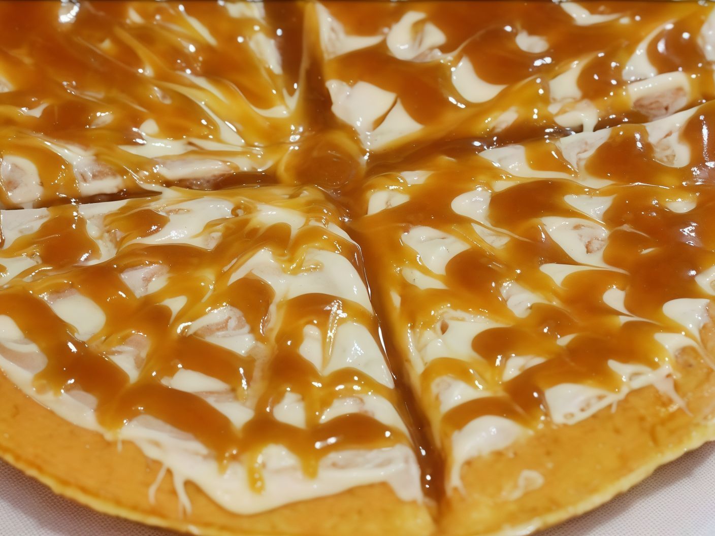 Caramel Net Waffles