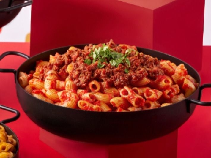 Minced meat pasta