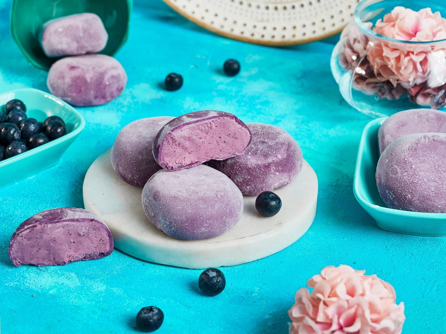 Blueberry Mochi