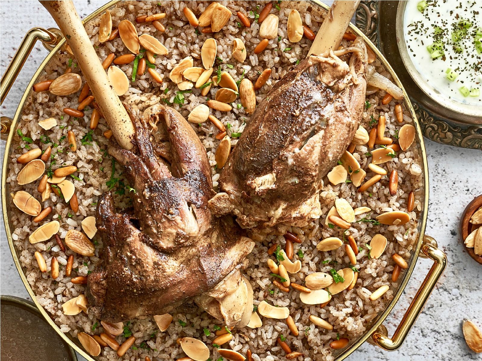 Stuffing Rice With Meat