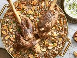 Stuffing Rice With Meat
