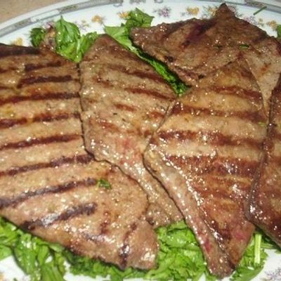 Grilled Veal Liver