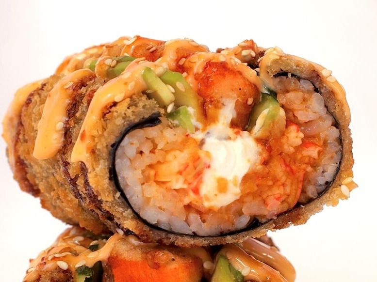 Tempura Salmon Sushi Dawg