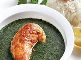 Molokhia With Roasted Chicken Casserole