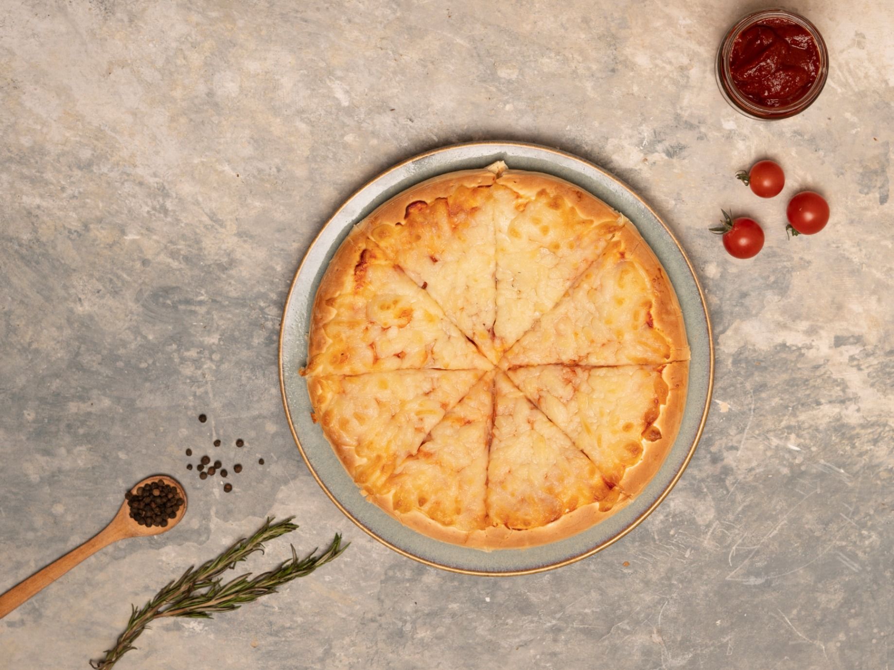 Italian pastrami pizza