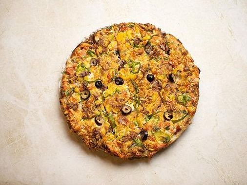 sausage Baladi Oriental pizza