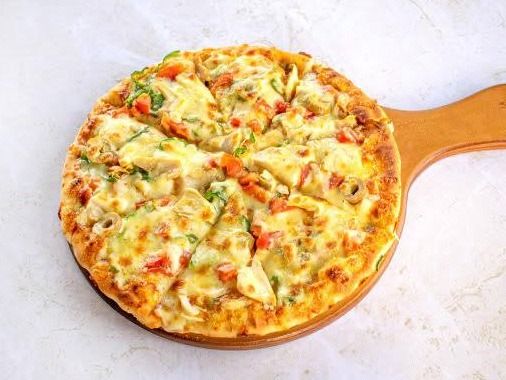 Seafood Italian pizza