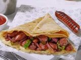 Mexican Hot Dog Crepe