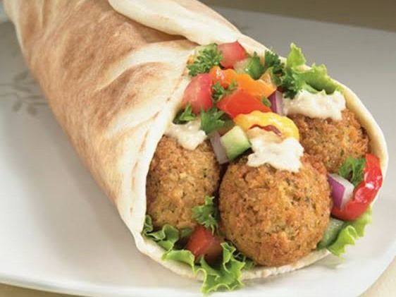 Falafel Bread Saj