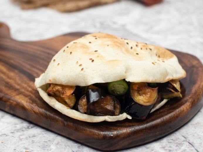 Fried Eggplant Sandwich