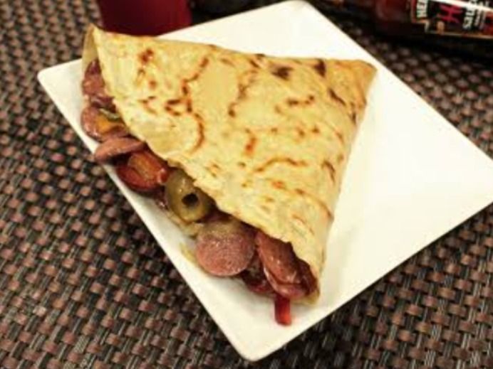 Salami crepe