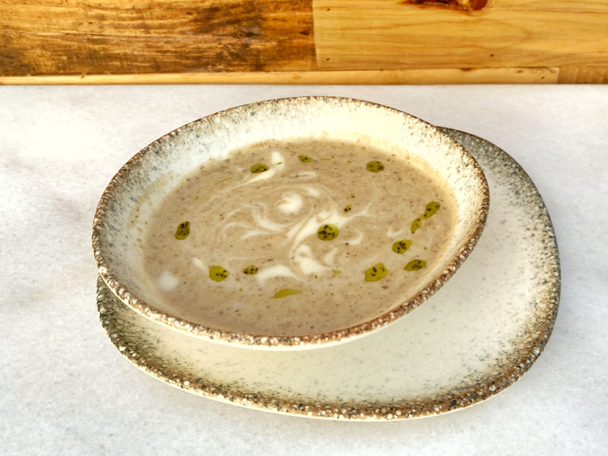 Wild Mushroom and Rice Soup