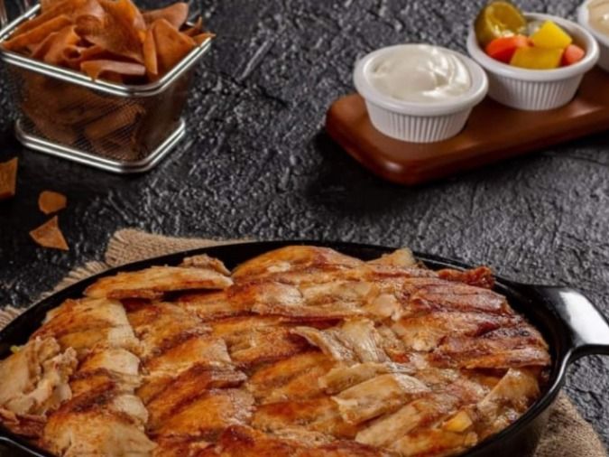 Super chicken Shawerma fattah meal
