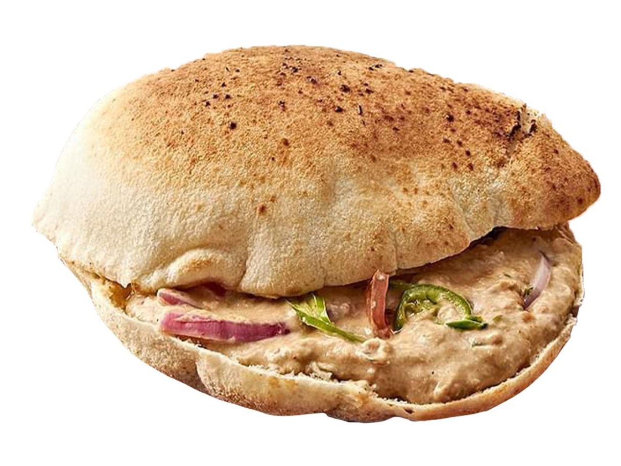 Foul With Fried Eggs Sandwich