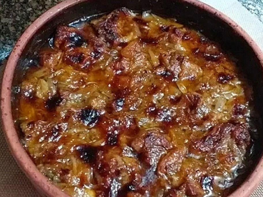 Oxtail With Onions Casserole