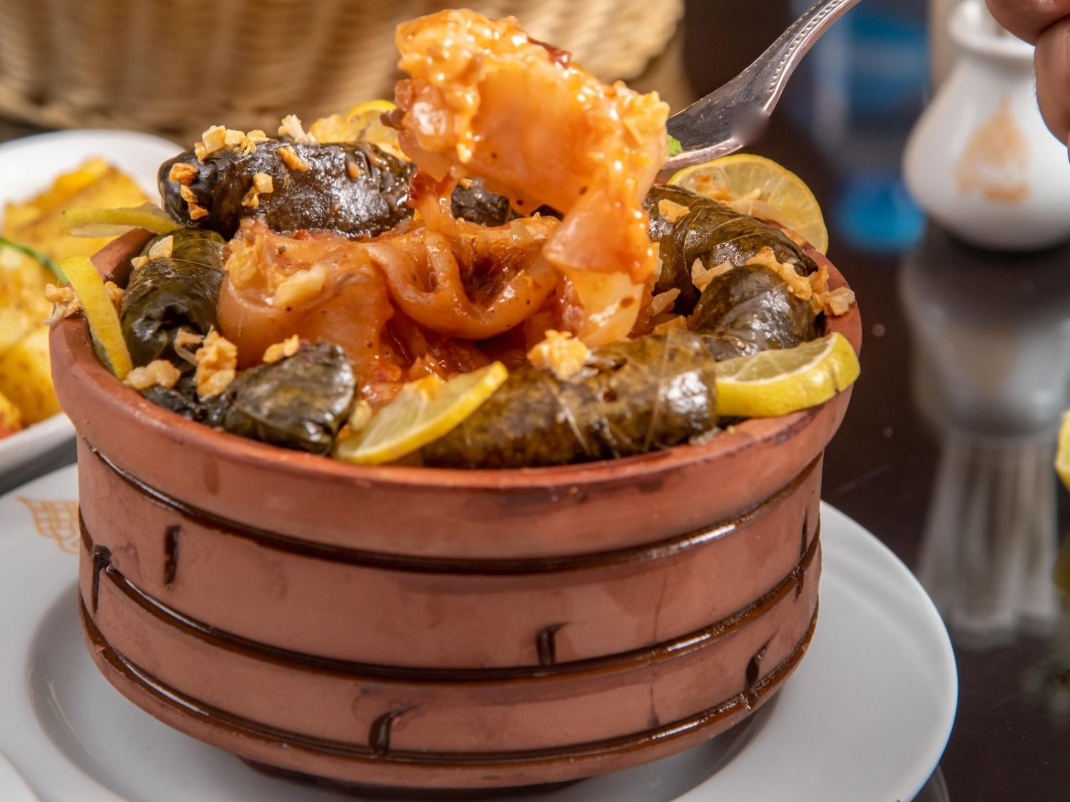 Vine Leaves With Knuckles Casseroles