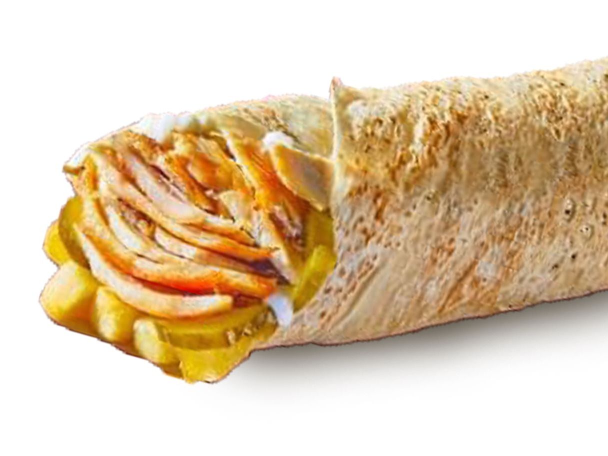 Chicken Shawarma Sandwich Syrian Bread