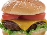 Burger Sandwich With Cheddar Cheese