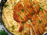 Pasta With Crispy Chiken