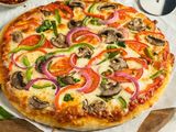 Mushroom And Vegetables Pizza