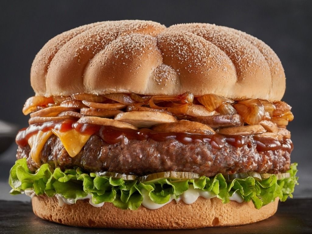 MUSHROM MELT BURGER